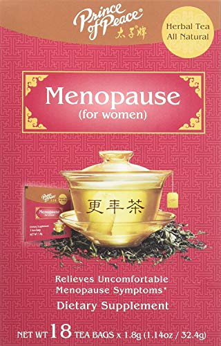 Prince of Peace Menopause Tea, 18 Tea Bags – Herbal Tea for Menopause – Menopause Relief – Hormone Balance - AB Mystery