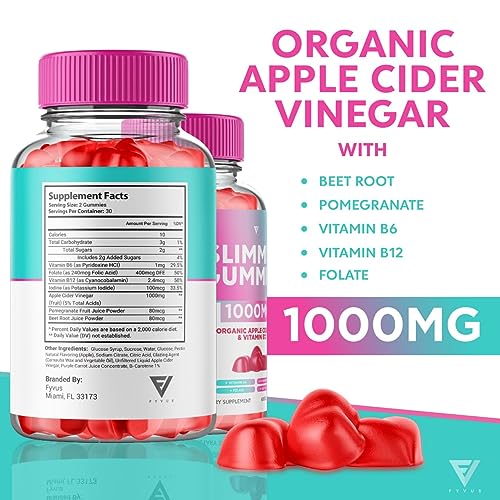 (3 Pack) Slimming Gummies It Works Slimming Gummies for Weight Loss with Apple Cider