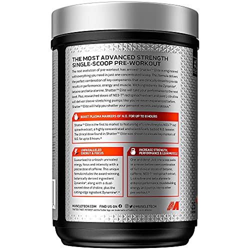 Pre Workout for Men & Women | MuscleTech Shatter Elite Pre-Workout | Preworkout - AB Mystery