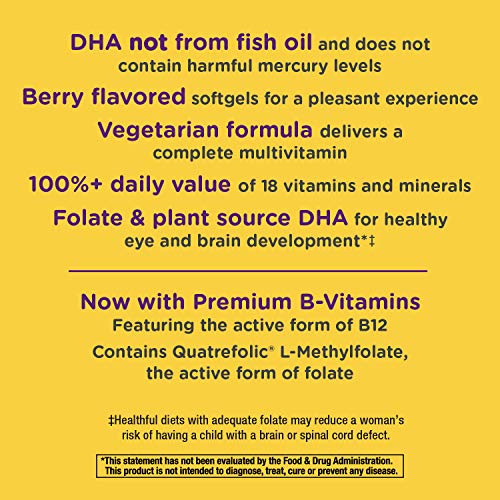 Nature's Way Alive! Complete Premium Prenatal Multivitamin for Women, Healthy Eye and Brain Nature's Way