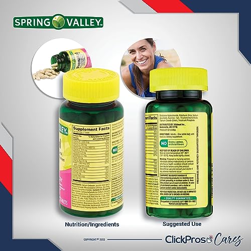 Spring Valley Prenatal Multivitamin/Multimineral for Pregnant and Nursing Women Dietary Supplement ClickPros