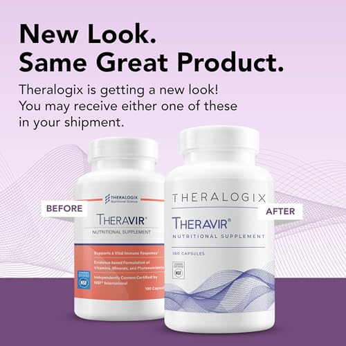Theralogix Theravir Immune Support Supplement - 90-Day Supply - Immune Support Sup - AB Mystery