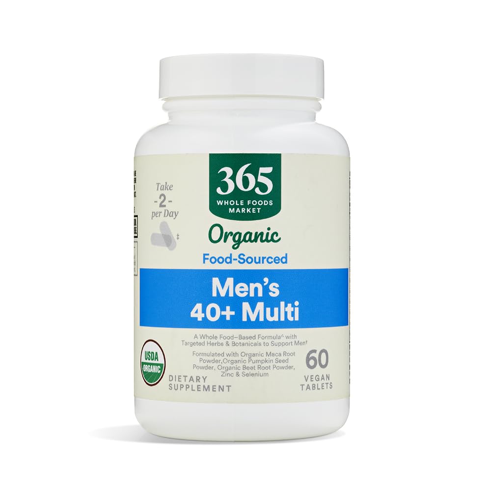 365 by Whole Foods Market, Vitamin Multi Mens Food Cultured 40 Plus, 60 Count - AB Mystery
