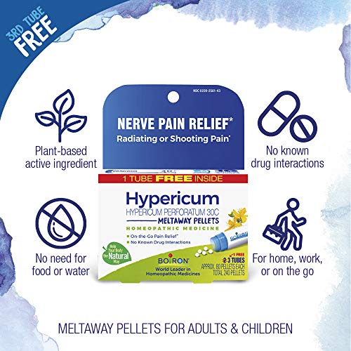 Boiron Hypericum Perforatum 30C Homeopathic Medicine for Relief from Nerve Pain, Toothaches - AB Mystery