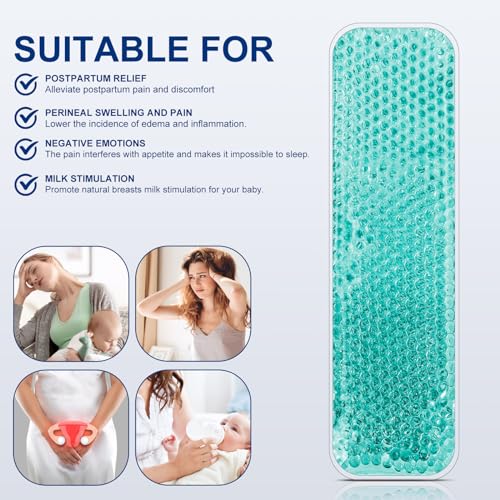 Peri Bottle Postpartum Portable Bidet - Perineal Bottle with 1 Ice Pack, Upside Down Squirt Bottle - AB Mystery
