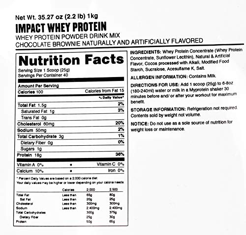 Myprotein - Impact Whey Protein Powder - Flavored Drink Mix - Daily Protein Intake - AB Mystery
