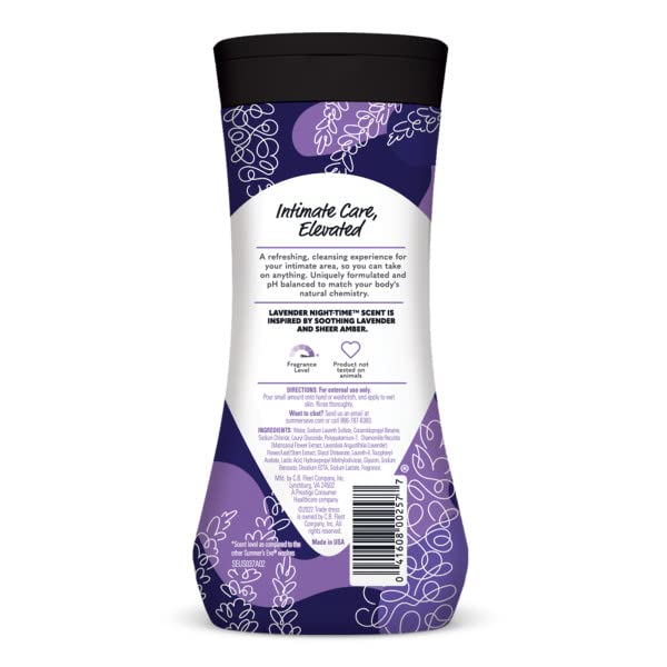 Summer's Eve Night-Time Cleansing Wash, Lavender, 12 Fl Oz (Pack of 3) - AB Mystery