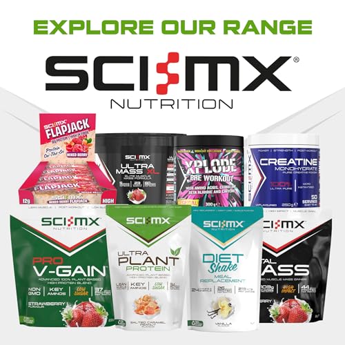 SCI-MX Ultra Plant - Salted Caramel Peanut Flavour Vegan Protein Powder Blend + Vitamin B Complex SCI-MX
