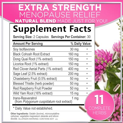 Hello Lovely! Menopause Relief for Women - Complete Menopause Supplements - AB Mystery