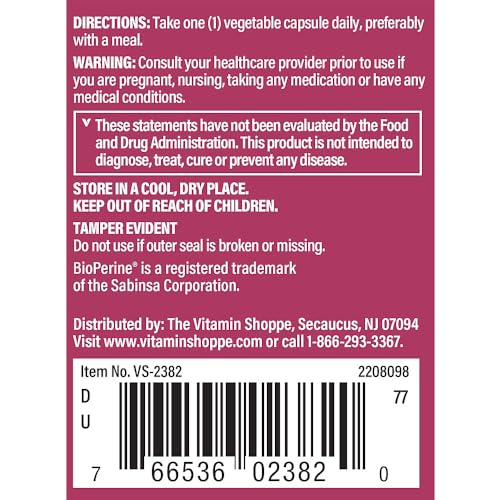 The Vitamin Shoppe DIM with BioPerine - Supports Hormone Balance & Estrogen Metabolism - 200 MG - AB Mystery