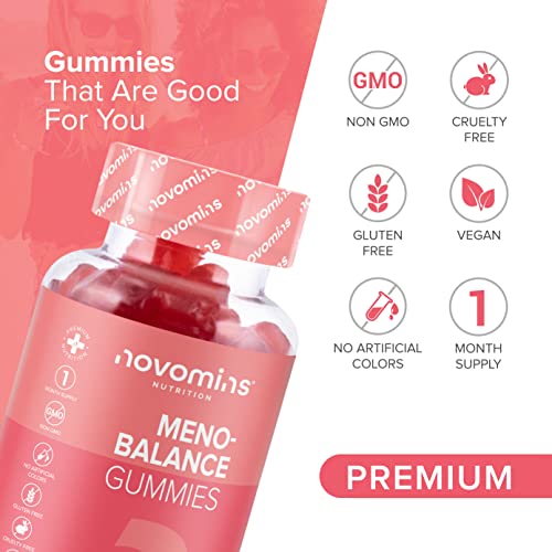 Novomins Meno-Balance Gummies – Menopause Support – Perimenopause and Post Menopause - AB Mystery