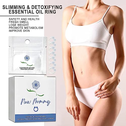 14Pcs Superslim S_limming & Detoxifying Essential Oil Ring, Firming Essential Oil Ring - AB Mystery