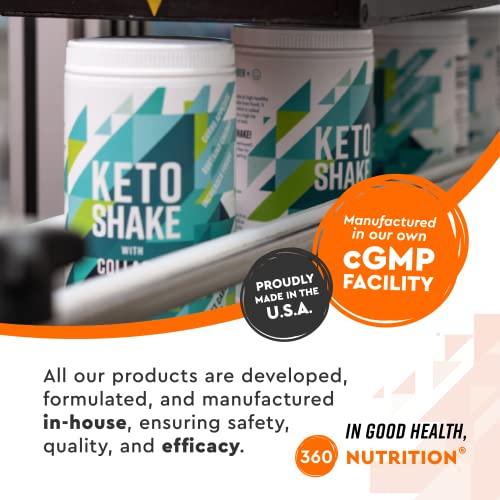 360 Nutrition Instant Keto Coffee with MCT Oil, Coconut Oil, Sweetened, Gluten Free - AB Mystery