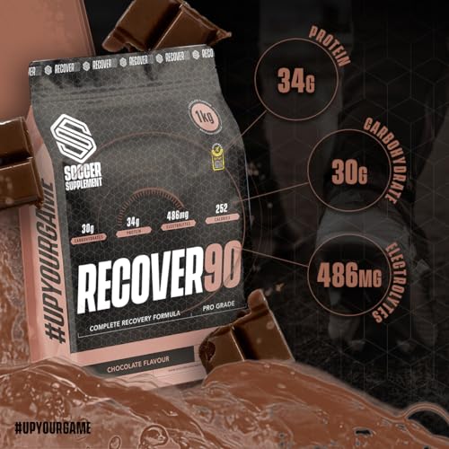 Soccer Supplement Recover90®, Complete Recovery Shake - 31grams of Whey Protein Isolate SOCCER SUPPLEMENT