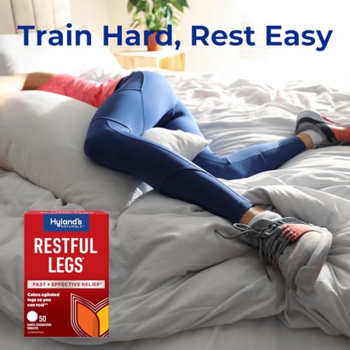Hyland's Naturals Restful Legs Tablets, Natural Itching, Crawling, Tingling & Leg Jerk Relief, Quick Dissolving - AB Mystery