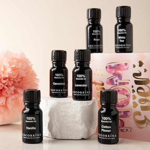COCORRÍNA Essential Oil Gift Set - 6 Pack / 10ml Pure Essential Oils for Diffusers - AB Mystery