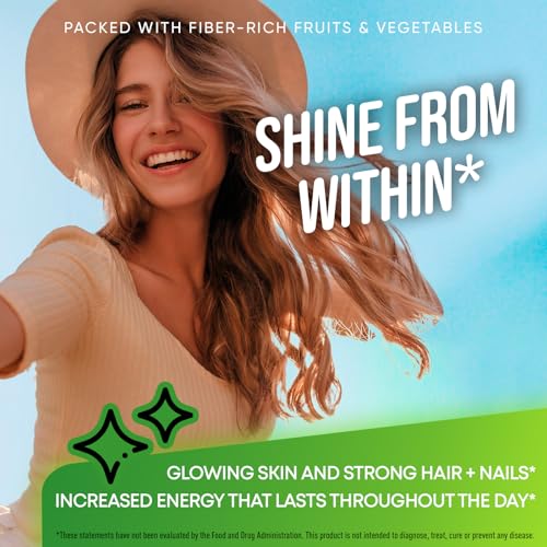 Fruits and Veggies Supplement - High Fiber Supplement for Immunity, Gut & Energy - AB Mystery