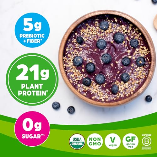 Orgain Organic Vegan Protein Powder, Vanilla Bean - 21g Plant Based Protein, Gluten Free - AB Mystery