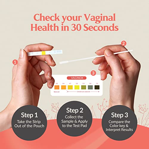 Vaginal PH Test Kit with Sterile Swabs and eBook - Vaginal PH Balance and Yeast Infection Test - AB Mystery