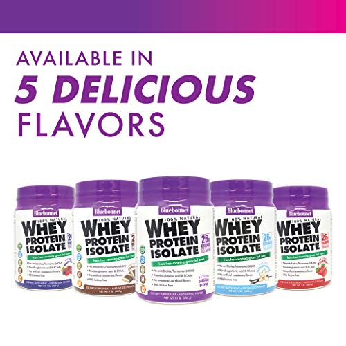 Bluebonnet Nutrition Whey Protein Isolate Powder, 14 Serving, Vanilla, 1 lb - AB Mystery