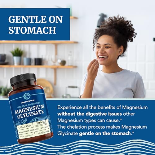 Magnesium Glycinate 500mg | Chelated Bisglycinate Complex for Muscle Relaxation - AB Mystery
