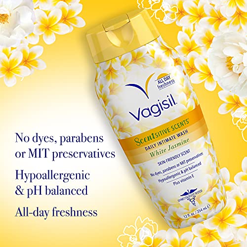 Vagisil Feminine Wash for Intimate Area Hygiene, Scentsitive Scents, pH Balanced and Gynecologist Tested - AB Mystery