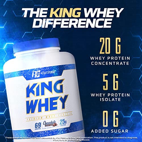 Ronnie Coleman Signature Series Whey Concentrate + Isolate Protein Powder, Pre Workout - AB Mystery