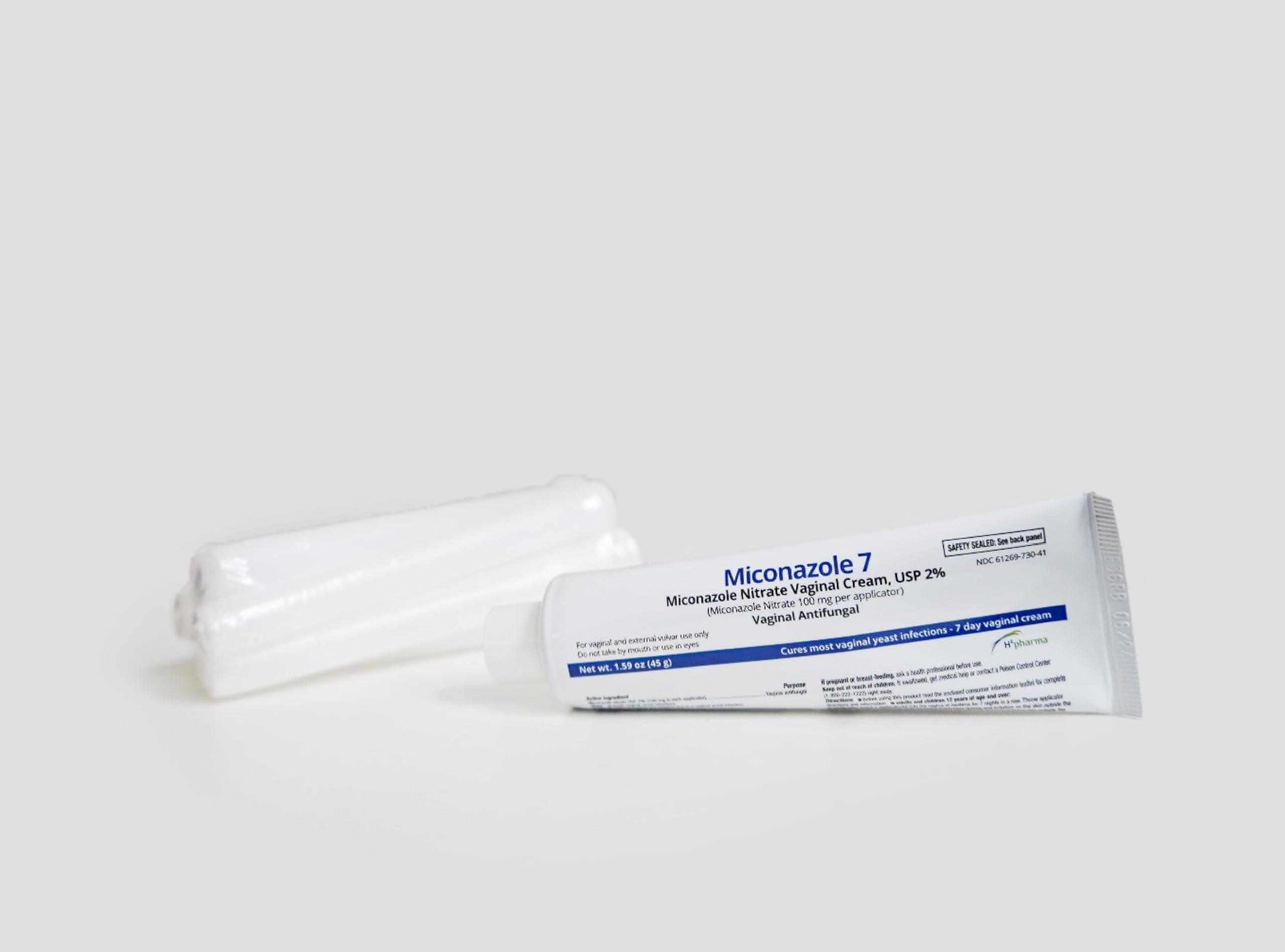 h2 pharma Miconazole 7 - Miconazole Nitrate Vaginal Cream, USP 2%, 1.59 oz Tube - AB Mystery