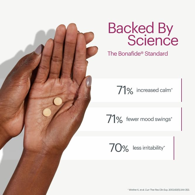 Bonafide Serenol PMS Relief – Hormone-Free, Drug-Free Relief from Mood Swings & Irritability Due - AB Mystery