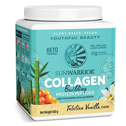 Sunwarrior Plant-Based Vegan Youthful Beauty Collagen Building Protein Peptides - AB Mystery