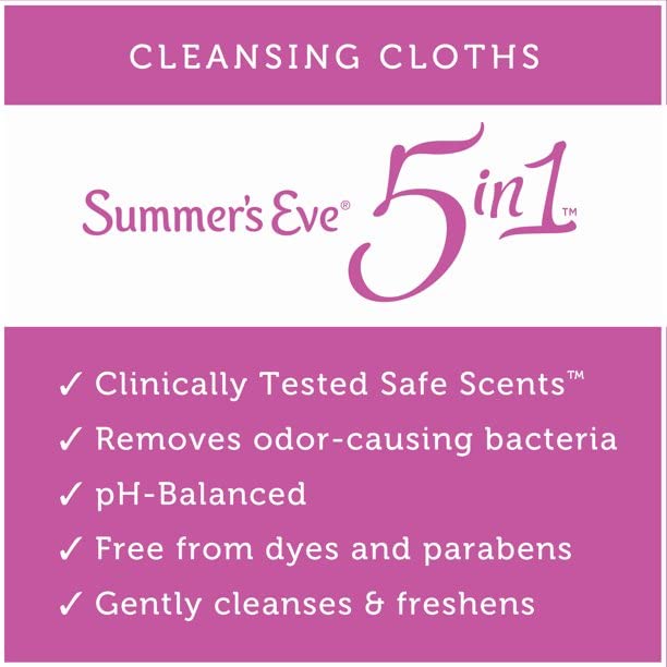 Summer's Eve Cleansing Cloth Simply Sensitive, 3 Count - AB Mystery