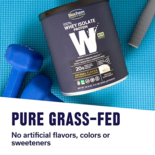 Biochem, Whey Protein Powder, 20g of Protein to Support Muscles and Intense Workouts - AB Mystery