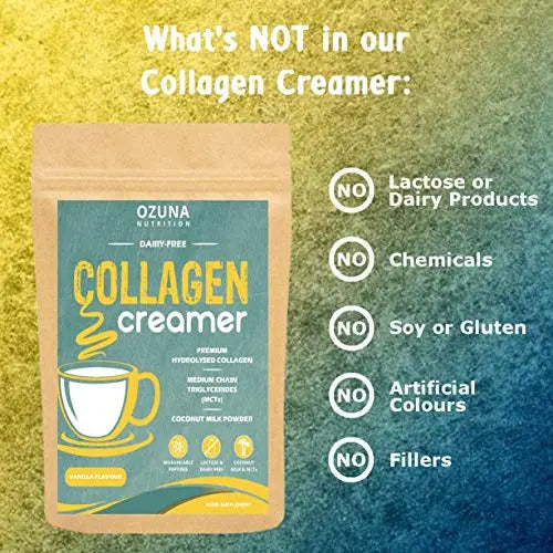Collagen Coffee Creamer | Keto & Paleo | Premium Hydrolysed Collagen Peptides & Coconut MCT - AB Mystery