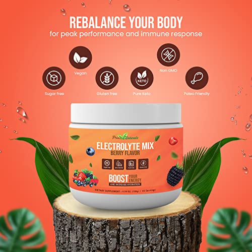 Electrolyte Powder - Refreshing Workout Recovery Electrolytes, Sugar Free, Gluten Free - AB Mystery