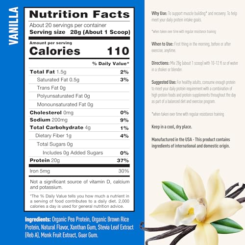 Isopure Vanilla Vegan Protein Powder, with Monk Fruit Sweetener & Amino Acids, Post Work - AB Mystery
