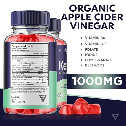 (3 Pack) Vital Ketogenic Keto ACV Gummies for Weight Loss, Vital Private Keto ACV Gummies