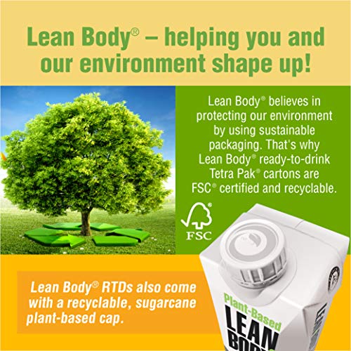 Lean Body Ready-to-Drink, Plant-Based Vegan Vanilla Caramel Protein Shake, 30g Protein - AB Mystery