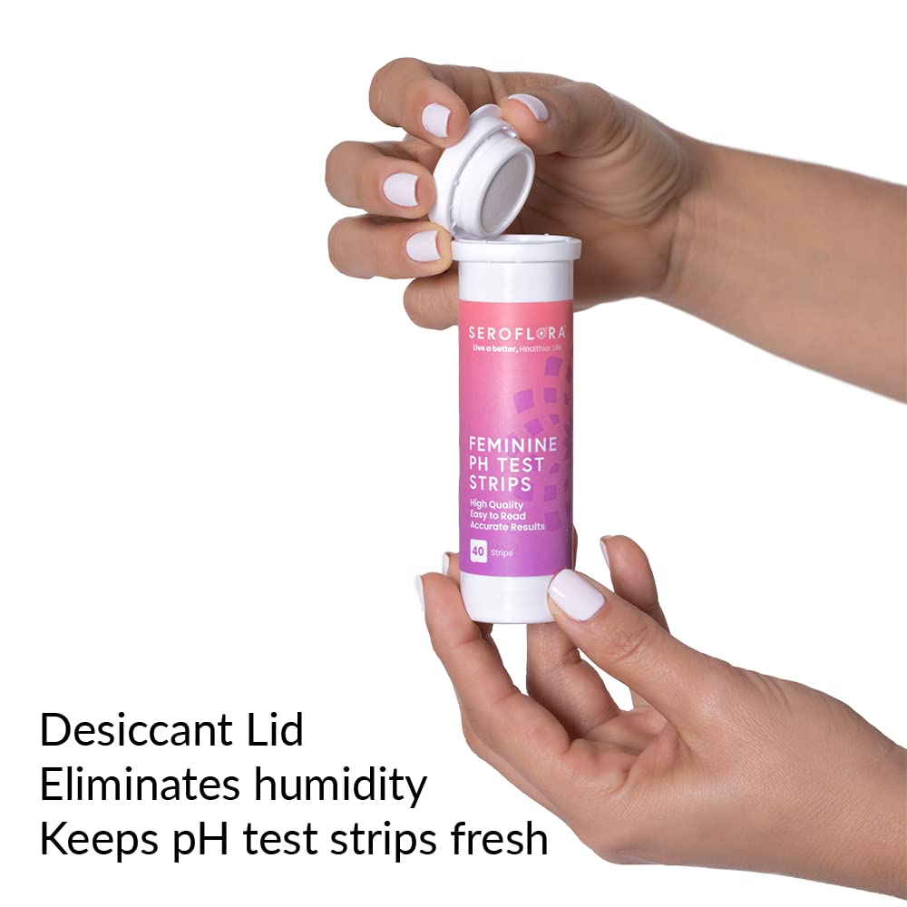 Seroflora Vaginal pH Test Strips for Women - Monitor Vaginal Health & Yeast Infection - Easy - AB Mystery