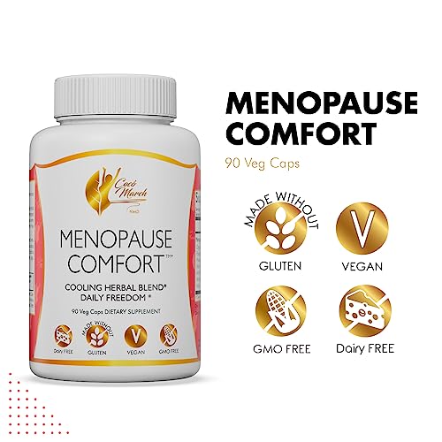 Menopause Comfort Fast Relief from Flushing, Cooling Herbal Blend by Coco March - Dairy Free - AB Mystery