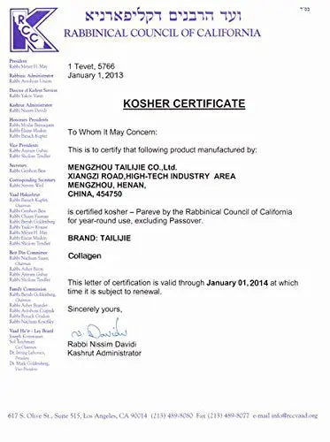 Bee-natural Kosher Pure Marine Hydrolyzed Collagen 1000mg 180 Capsules - AB Mystery