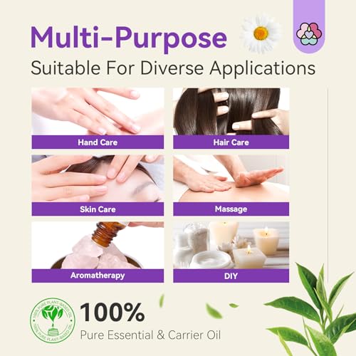 SAVILAND Essential Oils for Cuticle Nails: 100% Pure Natural Essential Oil Tea Tree Lavender Jasmine - AB Mystery