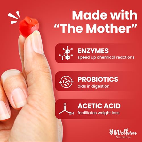 Wellvion Keto ACV Gummies for Weight Loss Support - Advanced Formula (1000mg) - AB Mystery