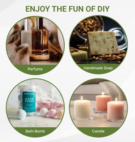 Simplistic Elegance Essential Oils Set - Top 6 Natural Aromatherapy Oils for Diffusers Humidifier Massage - AB Mystery