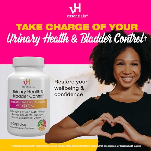 vH essentials Urinary Health & Bladder Control, Cranberry Extract, Prebiotics and Probiotics - AB Mystery