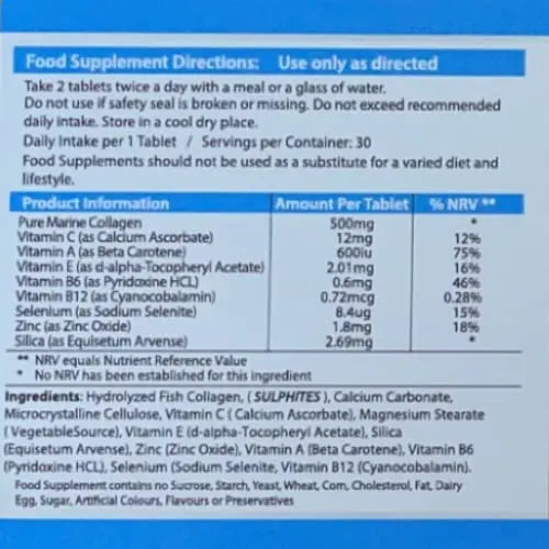 AHS Pure Marine Collagen 120 Tablets - AB Mystery