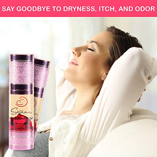 SASÁNA All Natural Feminine Spray - Effective Relief from Dryness, BV, Itch - 100% Organic Yoni Oil - AB Mystery