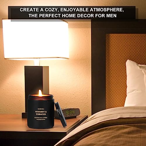 olorvela Scented Candles for Men Candles for Home Scented Candles Gifts for Women and Men 8oz - AB Mystery