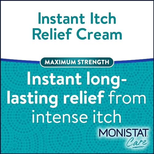 Monistat Care Maximum Strength Instant Itch Relief Cream, 1 Ounce each (Value Pack of 5) - AB Mystery