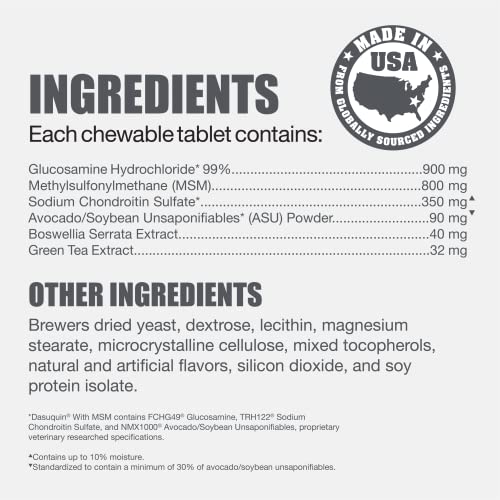 Nutramax Laboratories Dasuquin with MSM Joint Health Supplement for Large Dogs - AB Mystery